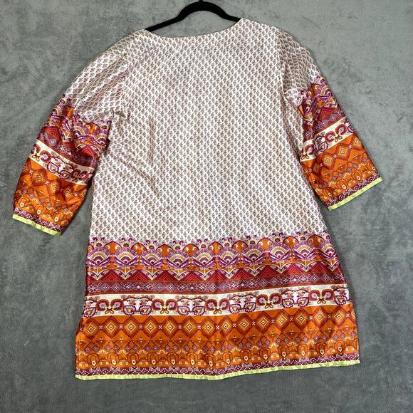 Soft Surroundings Women's XL Tunic Top Flowy Colorful Artsy - Picture 6 of 10